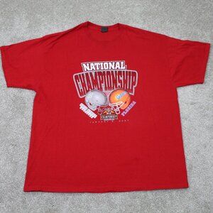 Ohio State v Florida‎ Shirt Mens 2XL Red Starter 2007 National Championship S/S